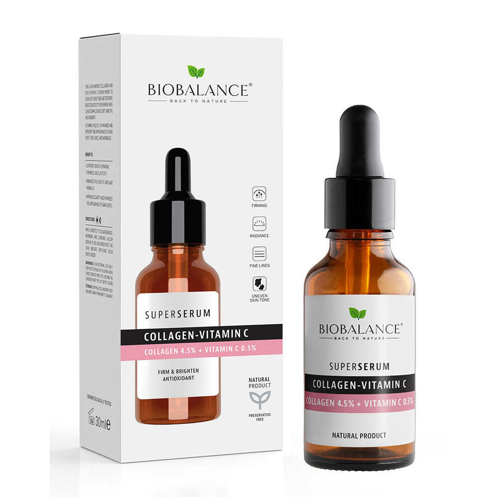 BIOBALANCE Super Serum Collagen Vitamine C, 30ML