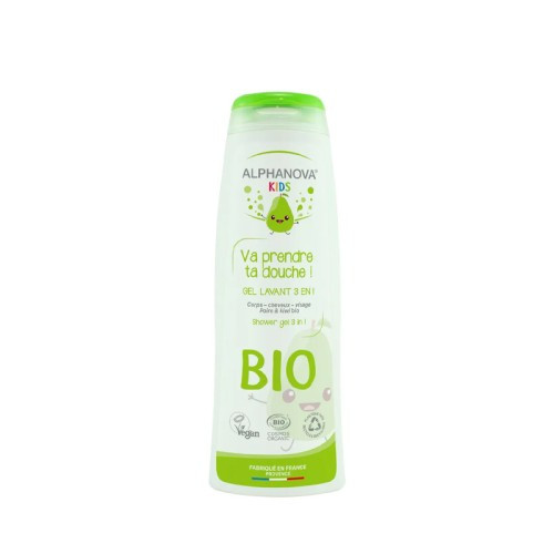 ALPHANOVA KIDS VA PRENDRE TA DOUCHE GEL LAVANT 3EN1 250ML