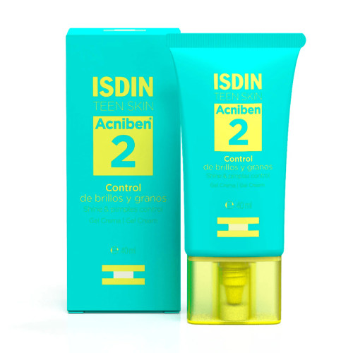 ISDIN ACNIBEN Gel Crème Contrôle Brillance Et Boutons, 40ML