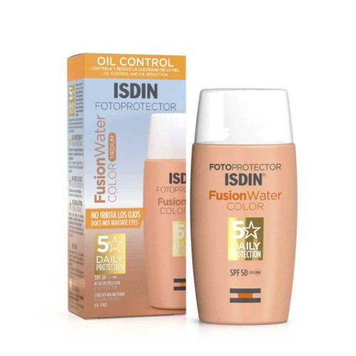 ISDIN PHOTOPROTECTION Ecran Solaire FUSION WATER Teintée Medium SPF50+, 50ML