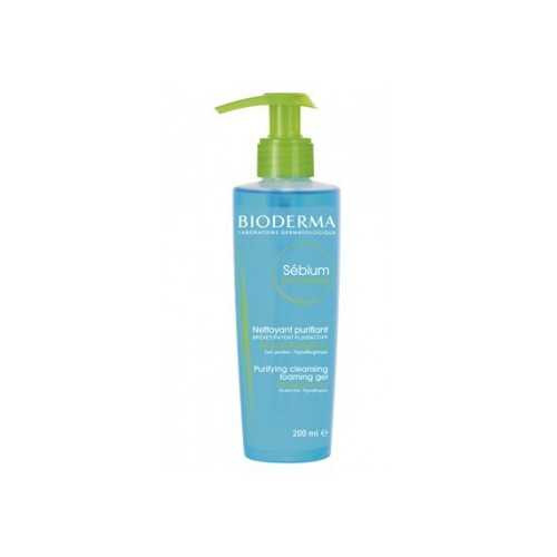 BIODERMA SEBIUM Gel Moussant Purifiant Pompe, 200ML