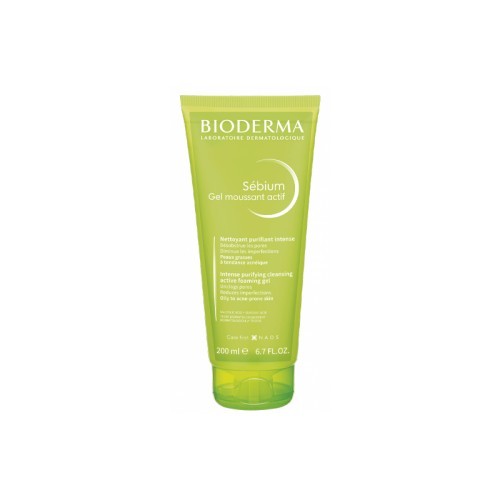 BIODERMA SEBIUM Gel Moussant ACTIF, 200ML