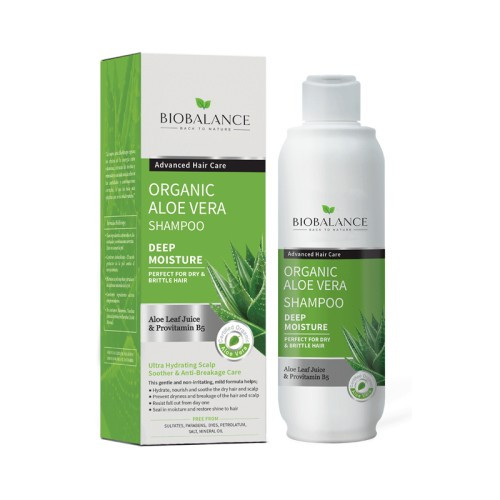BIOBALANCE Organic Aloe Vera Shampoo, 330ML
